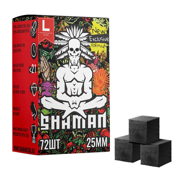 Кокосовый уголь Shaman 25мм в Ханты-Мансийске