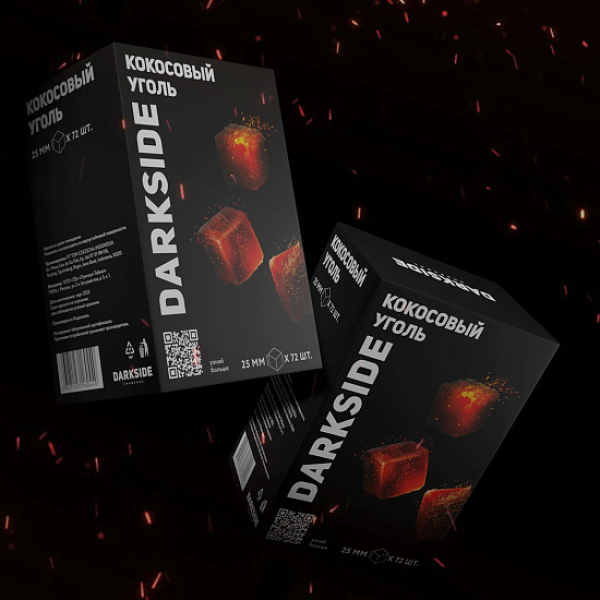 Уголь DARKSIDE CHARCOAL (BIG CUBE) 1KG 72 BRICKS в Ханты-Мансийске