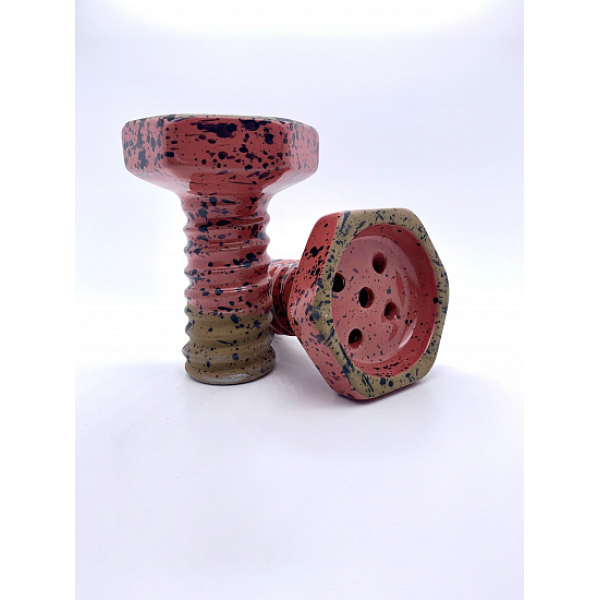 Чаша Thor Evil Screw Bowl Clay Красно Розовый в Ханты-Мансийске