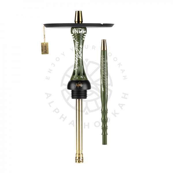 Кальян Alpha Hookah X VNDL Olive Зелёный (42 см) в Ханты-Мансийске