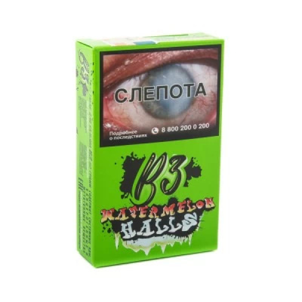 Табак B3 Watermelon Halls (Ледяной Арбуз и Дыня) 50 гр в Ханты-Мансийске