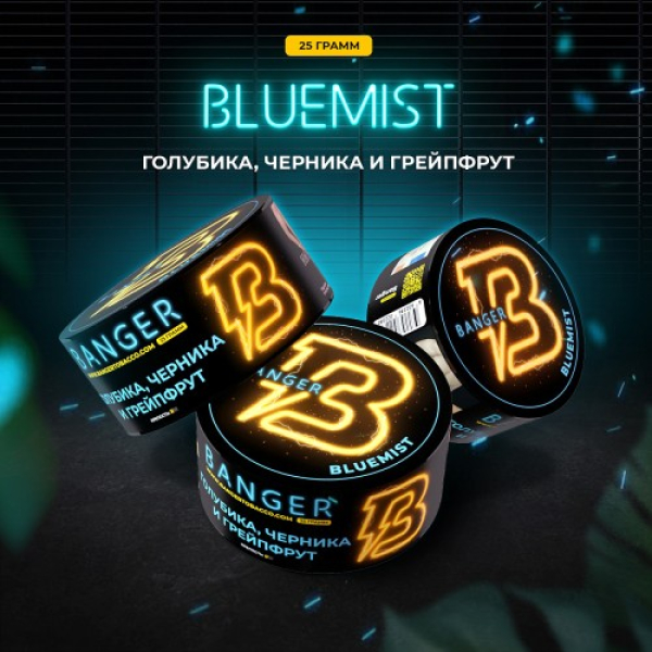 Табак Banger Bluemist (Голубика Черника и Грейпфрут) 25 гр в Ханты-Мансийске