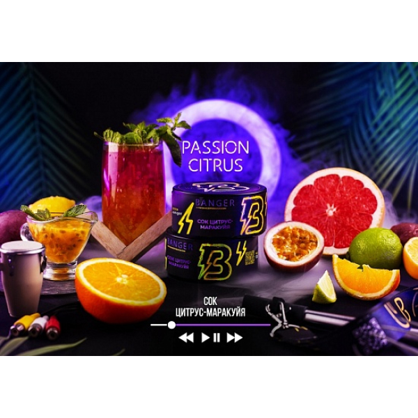 Табак Banger Passion Citrus 100 грамм в Ханты-Мансийске