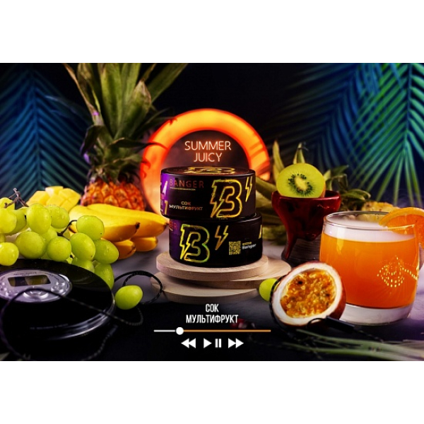 Табак Banger Summer Juicy 100 грамм в Ханты-Мансийске
