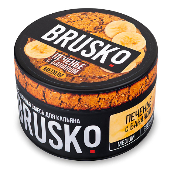 Смесь BRUSKO ПЕЧЕНЬЕ С БАНАНОМ (MEDIUM) 250 гр в Ханты-Мансийске