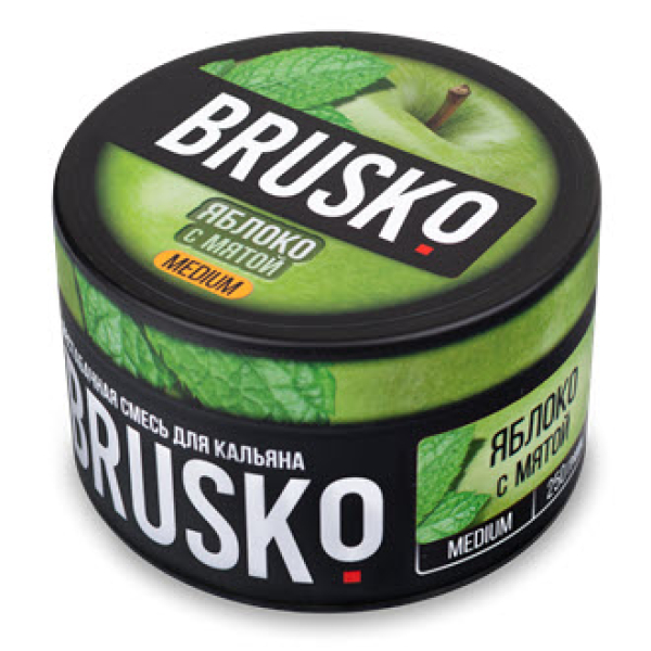 Смесь BRUSKO ЯБЛОКО С МЯТОЙ (MEDIUM) 250 гр в Ханты-Мансийске