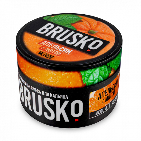 Смесь Brusko Medium Апельсин мята 50 грамм в Ханты-Мансийске