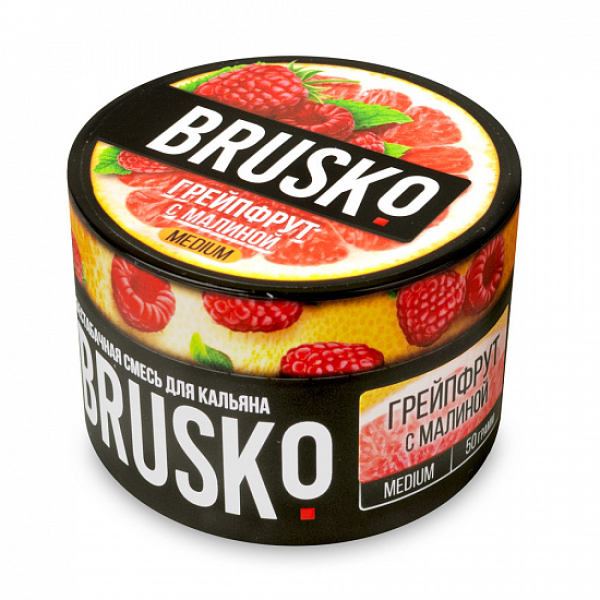 Смесь Brusko Medium Грейпфрут с малиной 50 грамм в Ханты-Мансийске