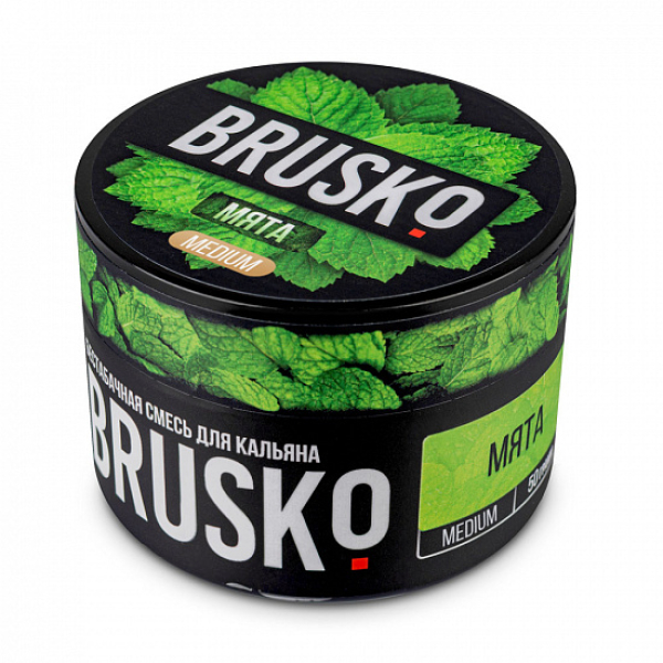 Смесь Brusko Medium Мята 50 грамм в Ханты-Мансийске