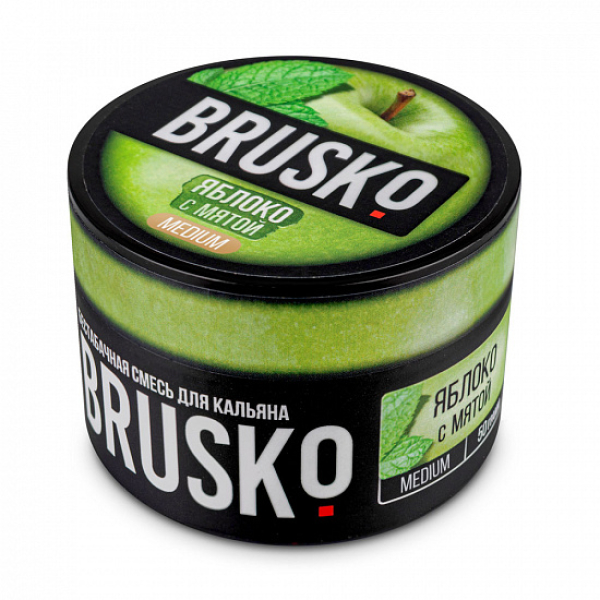 Смесь Brusko Medium Яблоко с мятой 50 грамм в Ханты-Мансийске