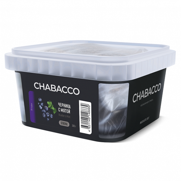 Смесь Chabacco Strong Blueberry mint (Черника с мятой) 200 гр в Ханты-Мансийске