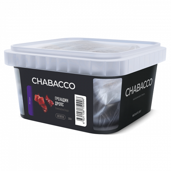 Смесь Chabacco Medium Grenadine Drops (Гренадин Дропс) 200 гр в Ханты-Мансийске
