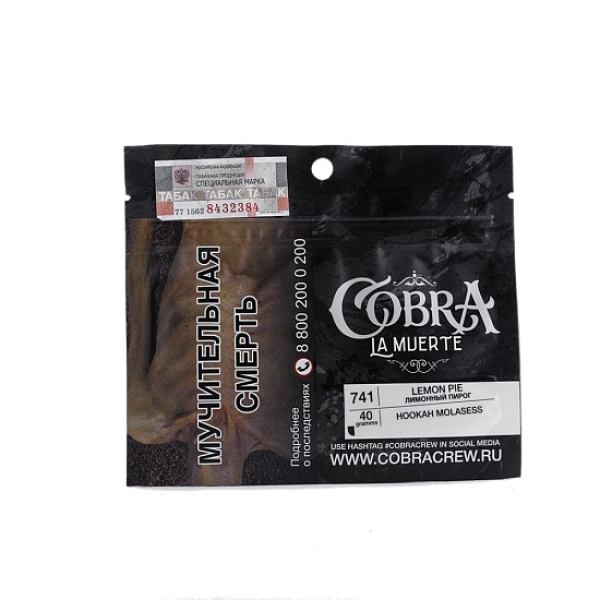 Табак Cobra La Muerte Lemon Pie 40 гр в Ханты-Мансийске