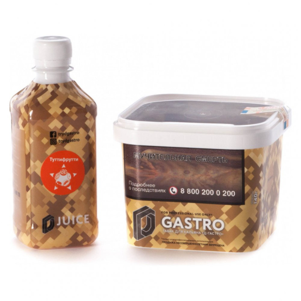 Табак D-Gastro Тутти Фрутти 500 грамм в Ханты-Мансийске