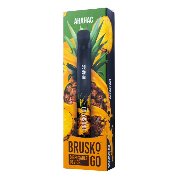 Одноразовая электронная сигарета Brusko Go Ананас 800 затяжек в Ханты-Мансийске