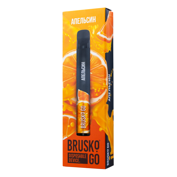 Одноразовая электронная сигарета Brusko Go Апельсин 800 затяжек в Ханты-Мансийске