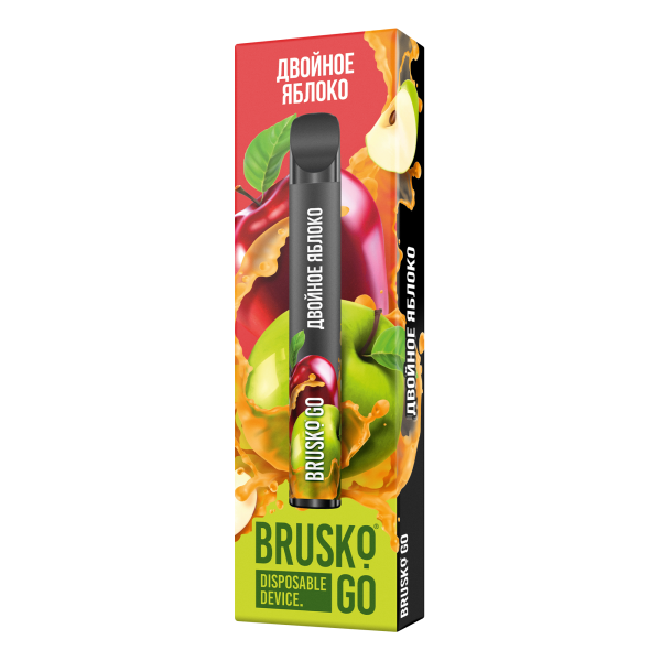 Одноразовая электронная сигарета Brusko Go Двойное яблоко 800 затяжек в Ханты-Мансийске