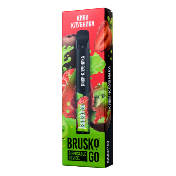 Одноразовая электронная сигарета Brusko Go Киви Клубника 800 затяжек в Ханты-Мансийске