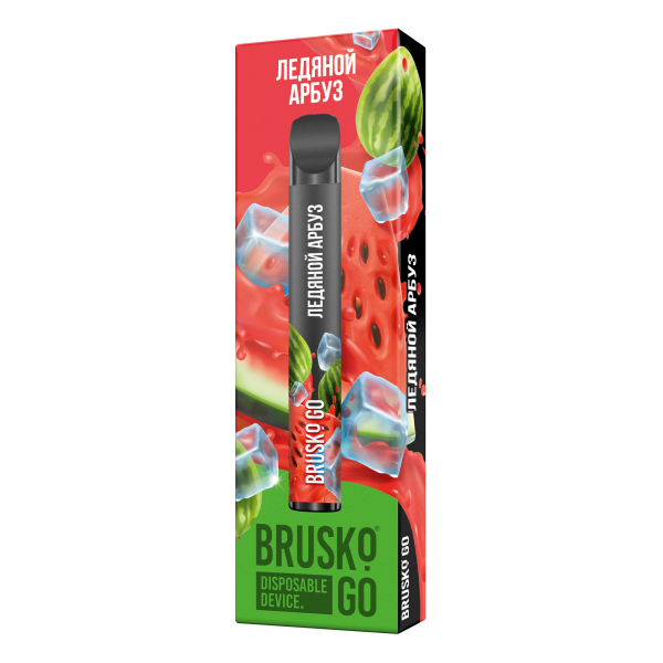 Одноразовая электронная сигарета Brusko Go Ледяной Арбуз 800 затяжек в Ханты-Мансийске