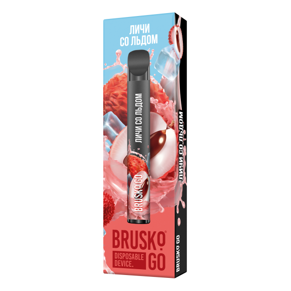 Одноразовая электронная сигарета Brusko Go Личи Со Льдом 800 затяжек в Ханты-Мансийске