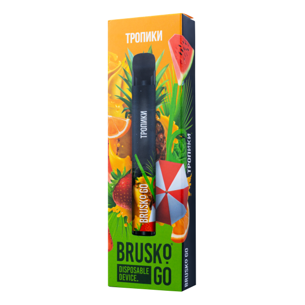 Одноразовая электронная сигарета Brusko Go Тропики 800 затяжек в Ханты-Мансийске