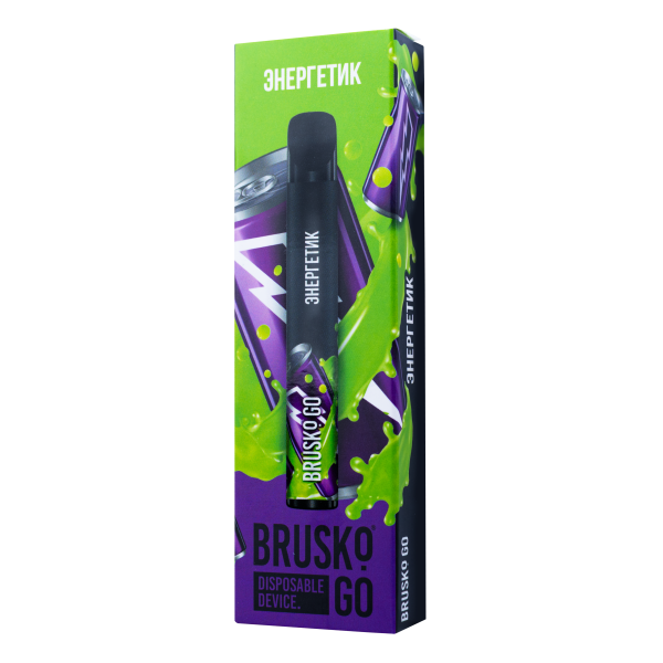 Одноразовая электронная сигарета Brusko Go Энергетик 800 затяжек в Ханты-Мансийске