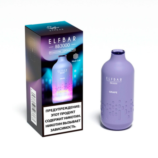 Elfbar BB3000 Виноград, 3000 тяг в Ханты-Мансийске