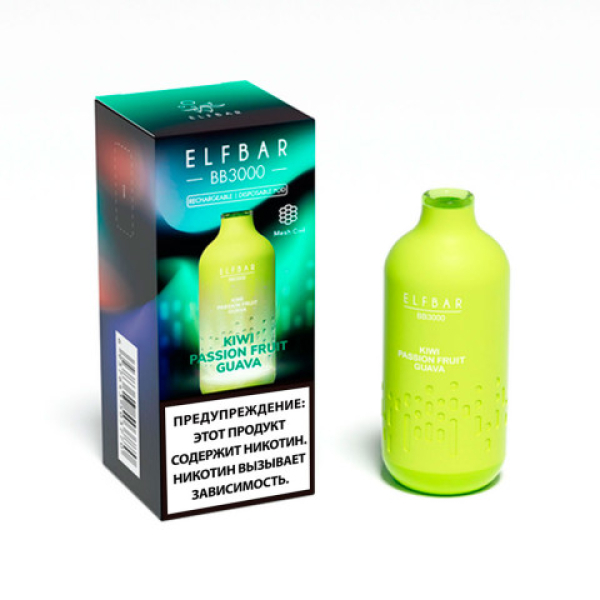 Elfbar BB3000 Киви маракуйя гуава, 3000 тяг в Ханты-Мансийске
