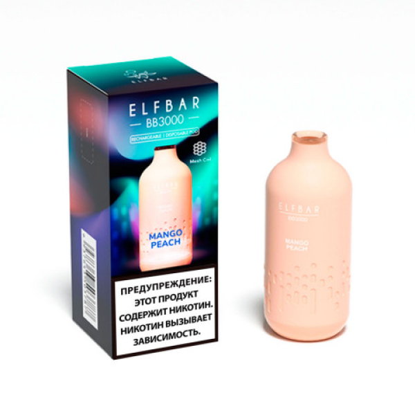 Elfbar BB3000 Манго персик, 3000 тяг в Ханты-Мансийске