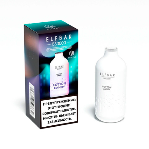 Elfbar BB3000 Сахарная вата, 3000 тяг в Ханты-Мансийске