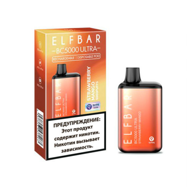 Elfbar BC5000 (Клубника манго), 5000 тяг в Ханты-Мансийске