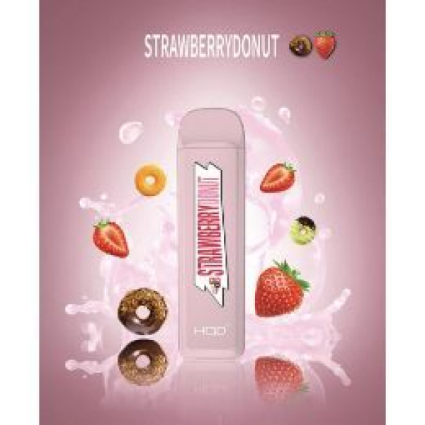 HQD MEGA Strawberry Donut (Клубничный Пончик), 1800 тяг в Ханты-Мансийске