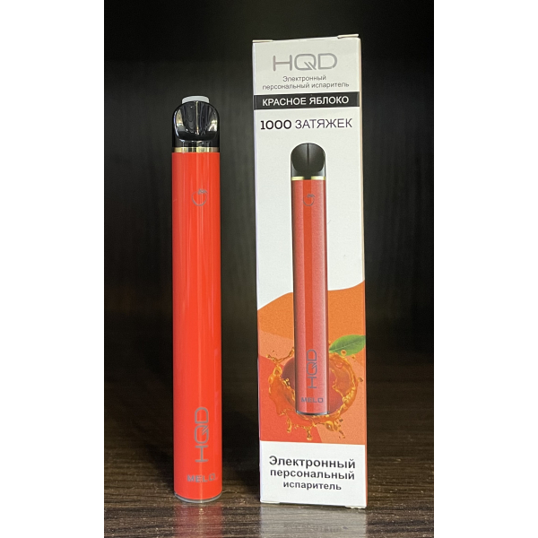 HQD melo red apple (красное яблоко) 1000 затяжек в Ханты-Мансийске