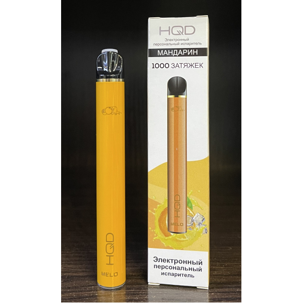 HQD melo tangerine (мандарин) 1000 затяжек в Ханты-Мансийске
