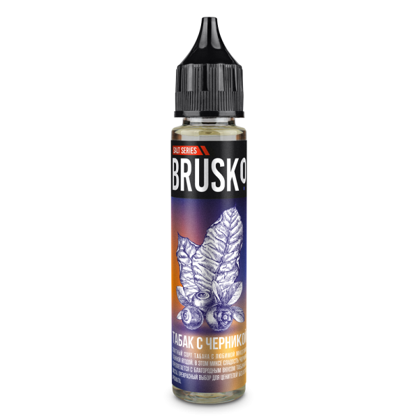 Жидкость Brusko Salt Табак С Черникой 30 мл в Ханты-Мансийске