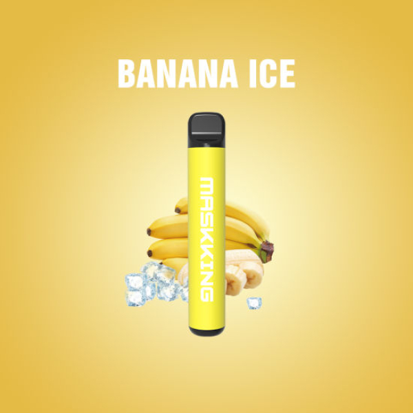 Одноразовая электронная сигарета Maskking High Pro Banana Ice (Ледяной Банан) 1000 затяжек в Ханты-Мансийске