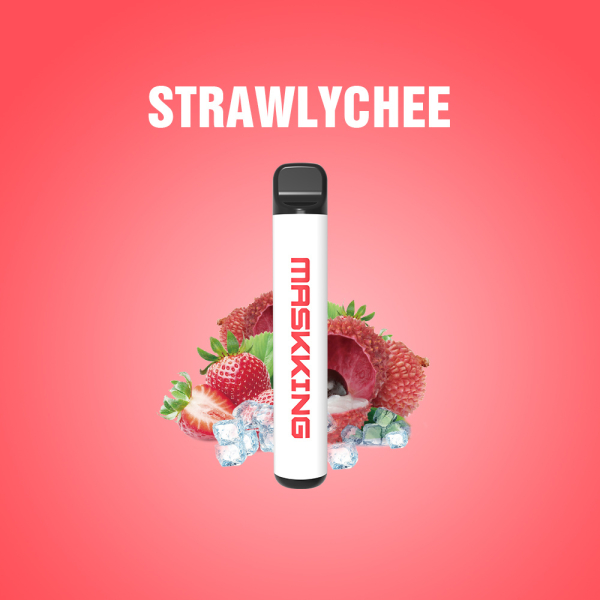 Одноразовая электронная сигарета Maskking High Pro Strawlychee (Клубника Личи) 1000 затяжек в Ханты-Мансийске