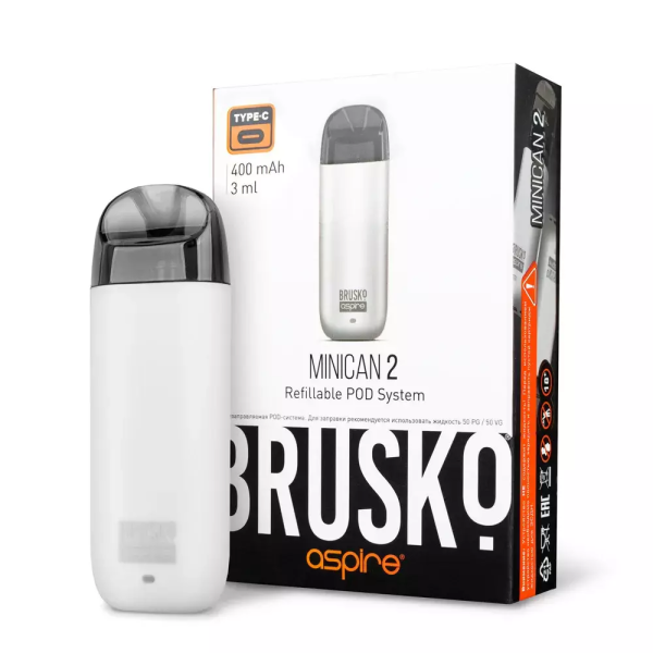 Brusko MINICAN 2 (400 мАч, Белый) в Ханты-Мансийске