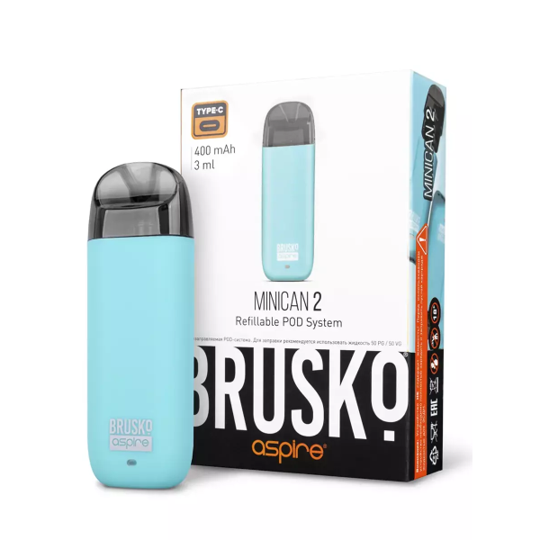 Brusko MINICAN 2 (400 мАч, Бирюзовый) в Ханты-Мансийске