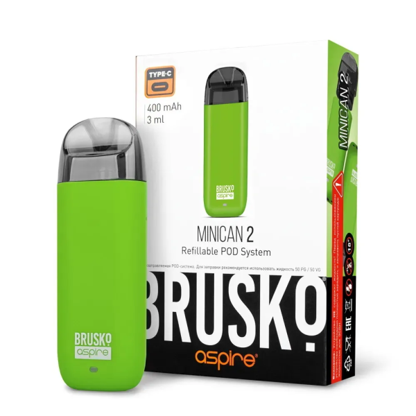 Brusko MINICAN 2 (400 мАч, Зеленый) в Ханты-Мансийске