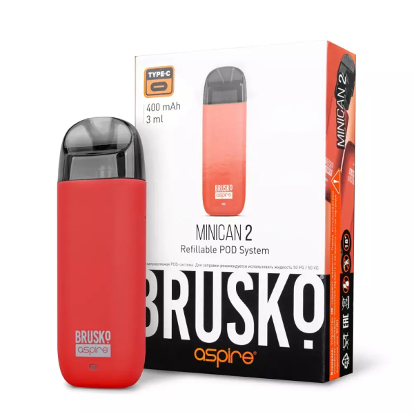 Brusko MINICAN 2 (400 мАч, Красный) в Ханты-Мансийске