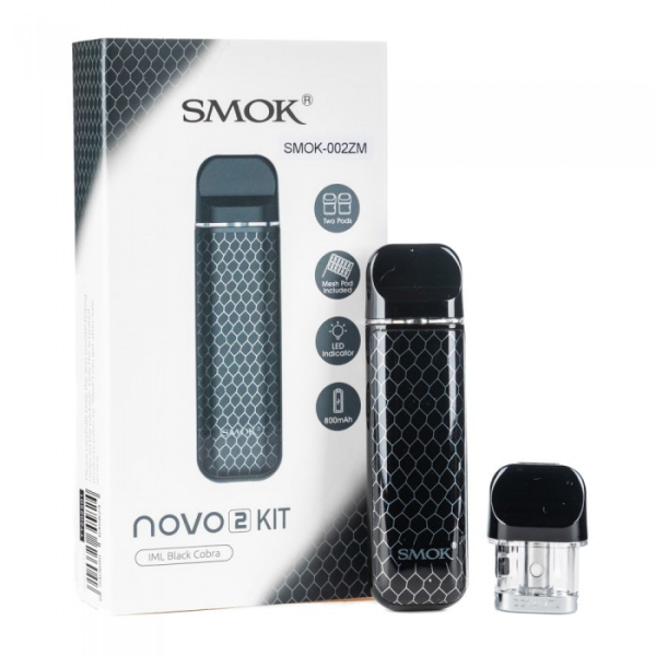 POD-система SMOK Novo 2 Pod 800 mAh Black Carbon в Ханты-Мансийске