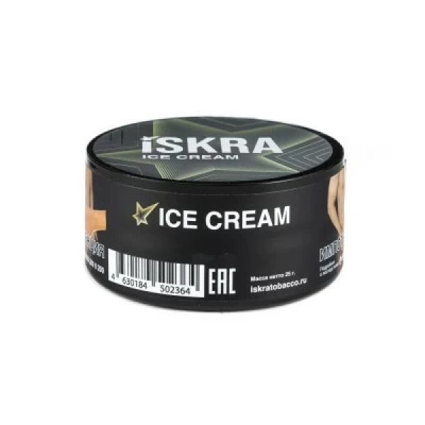 Табак Iskra Ice Cream (Сливочное мороженое) 25 гр в Ханты-Мансийске