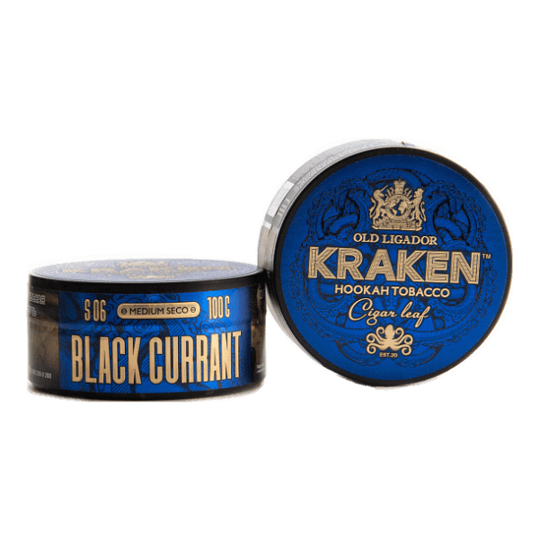 Табак Kraken Medium Seco Black Currant (Черная Смородина) 100 гр в Ханты-Мансийске