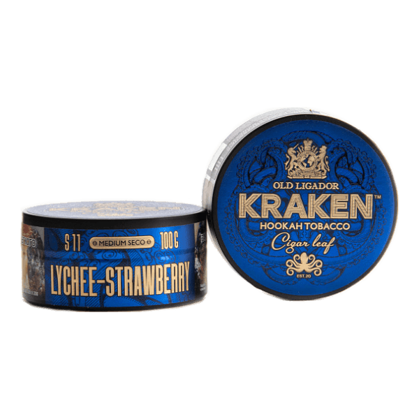 Табак Kraken Medium Seco Lychee strawberry (Личи и клубника) 100 гр в Ханты-Мансийске