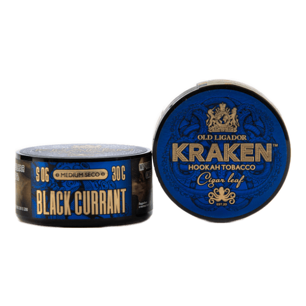 Табак Kraken Medium Seco Black Currant (Черная смородина) 30 гр в Ханты-Мансийске
