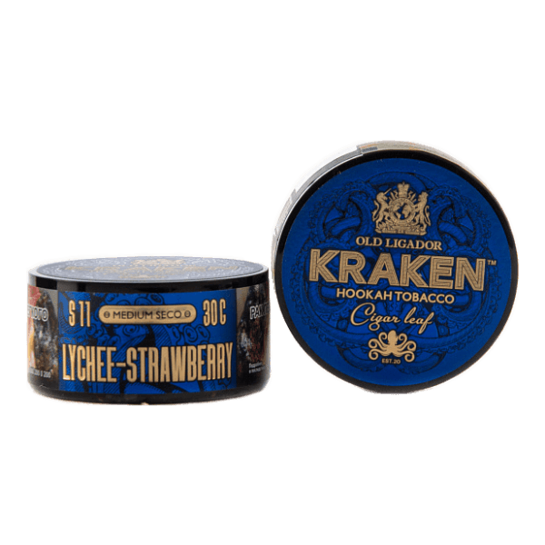 Табак Kraken Medium Seco Lychee strawberry (Личи и клубника) 30 гр в Ханты-Мансийске