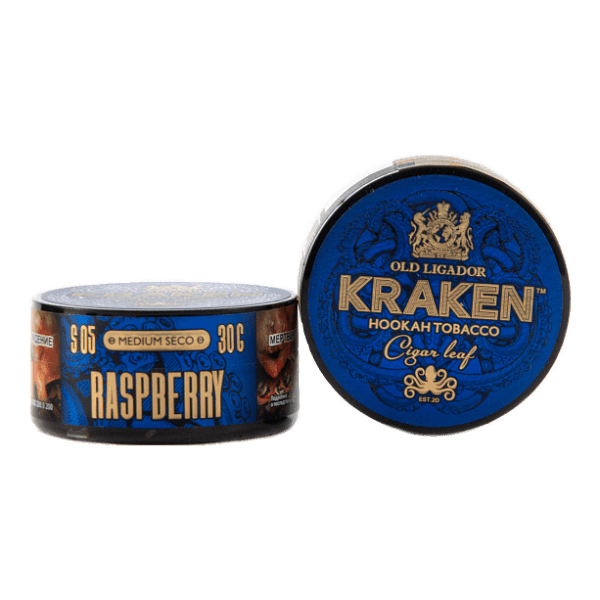 Табак Kraken Medium Seco Raspberry (Малина) 30 гр в Ханты-Мансийске