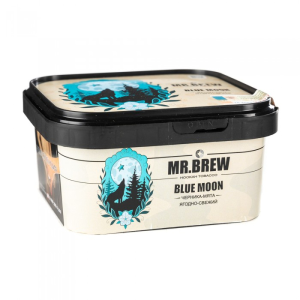 Табак Mr Brew Blue Moon (Черника с мятой) 200 гр в Ханты-Мансийске