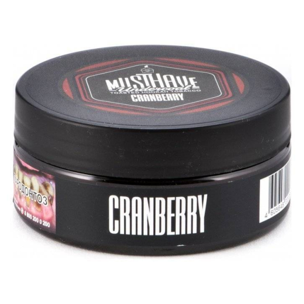 Табак Must Have Cranberry 125 грамм в Ханты-Мансийске